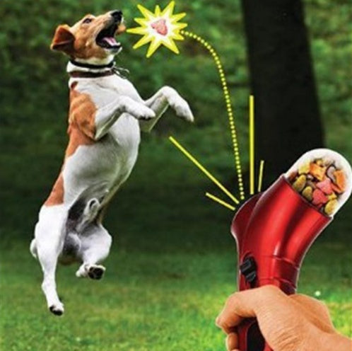 Interactive Treat Launcher Dog Toy