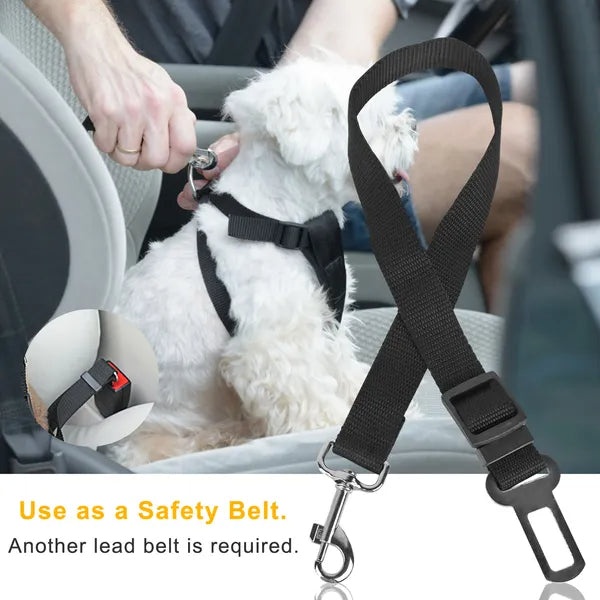 2-Pack Adjustable Dog Car Seat Belt