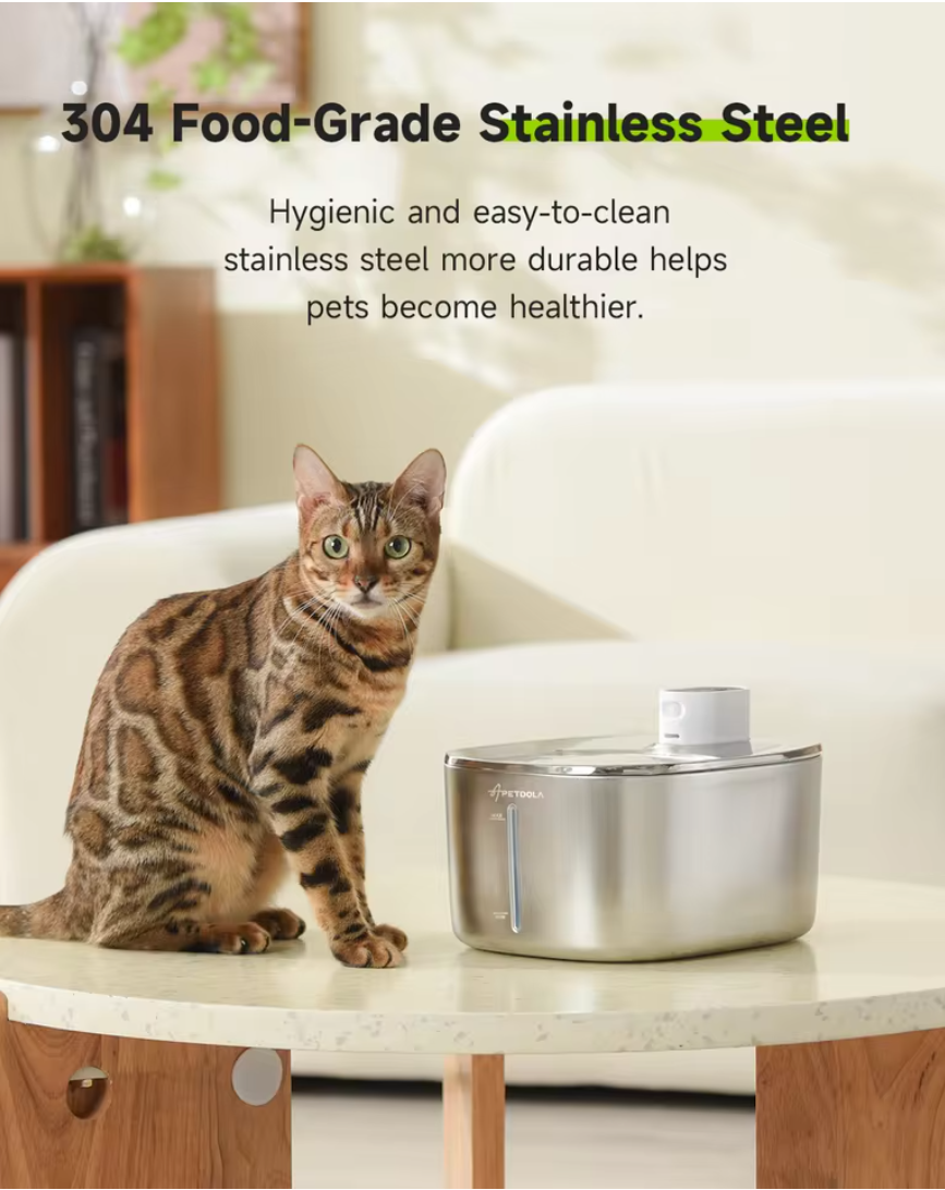 Automatic Cat Water Fountain with Motion Sensor