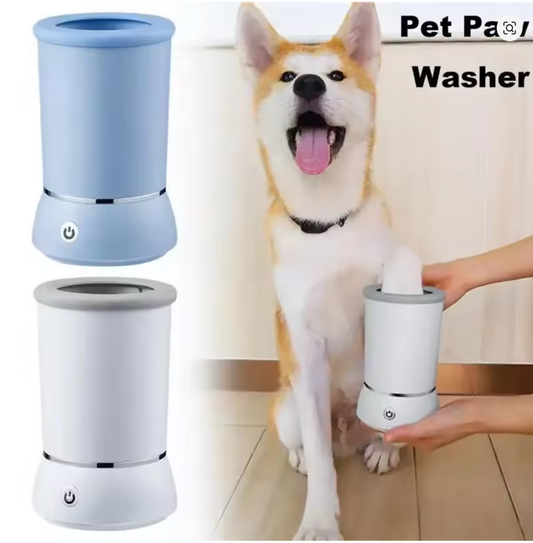 Nuvet™Automatic Pet Paw Cleaner – Electric Dog & Cat Paw Washer
