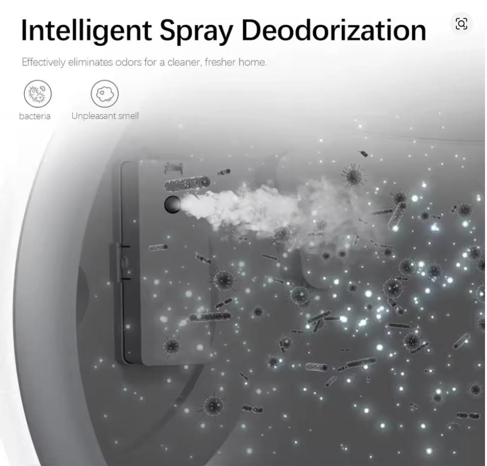 Nuvet™Self-Cleaning Litter Box – Low-Entry Design for Kittens & Small Cats