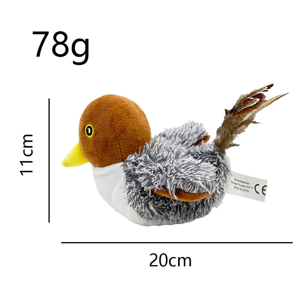 Interactive Flapping Bird Toy for Indoor Cats – USB Rechargeable