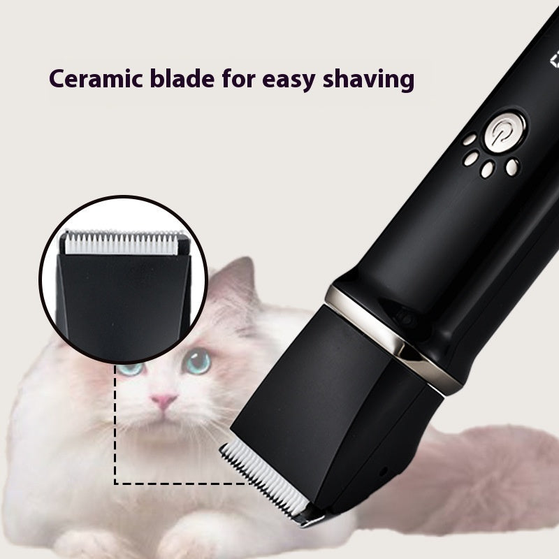 4-in-1 Electric Pet Grooming Kit with Digital Display